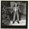 Erotic Model Candy Vaughan Undresses*1 / Dressed (Vintage Contact Sheet Photo 1972)