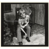 Erotic Model Candy Vaughan Undresses*6 / Topless (Vintage Contact Sheet Photo 1972)