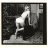 Erotic Model Candy Vaughan Undresses*15 / Topless - Butt (Vintage Contact Sheet Photo 1972)