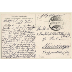 Württ. Landesverein Vom Roten Kreuz*3 (Vintage PC 1916)