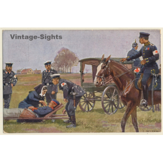 Prof. C. Becker: Rote Kreuz Sammlung 1914 (Vintage Postal Stationery)