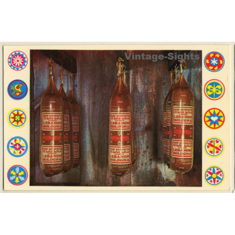 Pennsylvania: Weaver's Famous Lebanon Bologna / Cold Meat (Vintage PC)