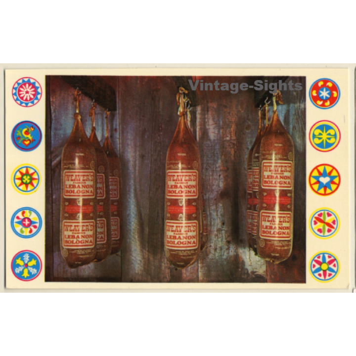 Pennsylvania: Weaver's Famous Lebanon Bologna / Cold Meat (Vintage PC)