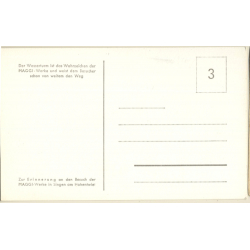 Singen Hohentwiel / Konstanz: Maggi Werke & Wasserturm (Vintage RPPC 1950s)