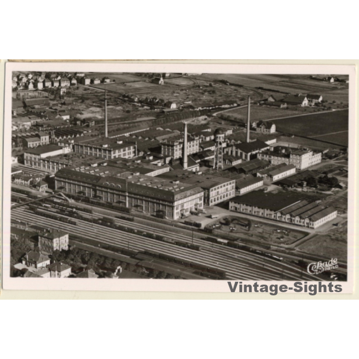 Singen Hohentwiel / Konstanz: Luftaufnahme Maggi Werke (Vintage RPPC 1950s)