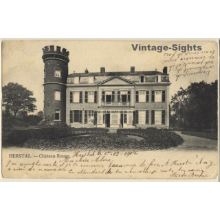 Herstal - Liège / Belgium: Château Rouge (Vintage PC 1904)