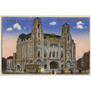 Frankfurt a.M. / Germany: Zirkus Schumann - Circus (Vintage PC 1920)