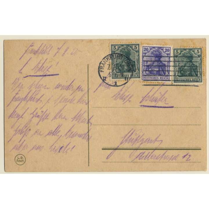 Frankfurt a.M. / Germany: Zirkus Schumann - Circus (Vintage PC 1920)