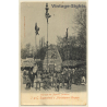 Hagenbeck's Malabaren Truppe / Acrobats - Human Zoo (Vintage PC ~1900s)
