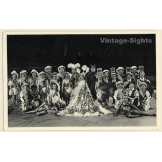 C.H. Schäfers Circus Stadt Lilliput / Human Zoo (Vintage PC ~1940s)