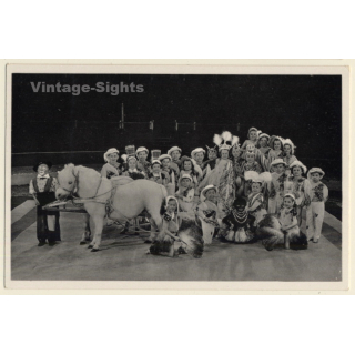 C.H. Schäfers Circus Stadt Lilliput *2 / Human Zoo (Vintage PC ~1940s)