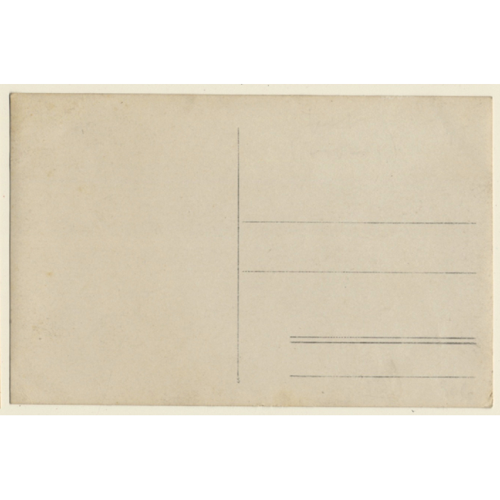 Traditional Carousel On Funfair / People (Vintage RPPC ~1910s)