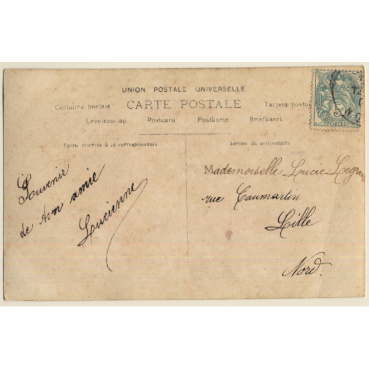 Reutlinger: Carmen De Villers / Casino De Paris (Vintage RPPC 1900s)