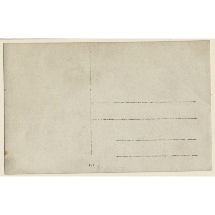 2 Large Snowmen In Front Of A School / Pupils (Vintage RPPC ~ 1910s/1920s)