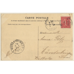 Lyon: La Gare D'Eau De Vaise / Les Moulins (Vintage PC 1904)