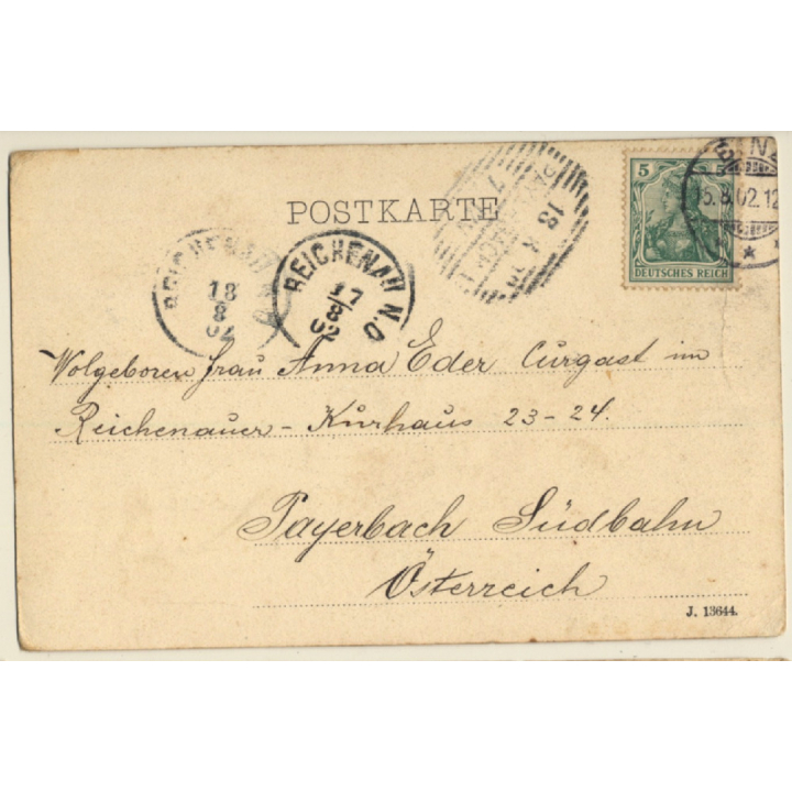 Binz Auf Rügen: Strandleben An Der Brücke (Vintage PC 1902)