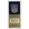 Hotel Interhotel Alcron - Praha (Prague) / Czech Republic (Vintage Luggage Label)
