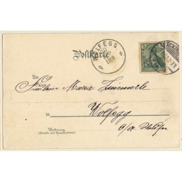 Germany: Gruss Aus Säckingen / Bad Säckingen (Vintage PC 1900)