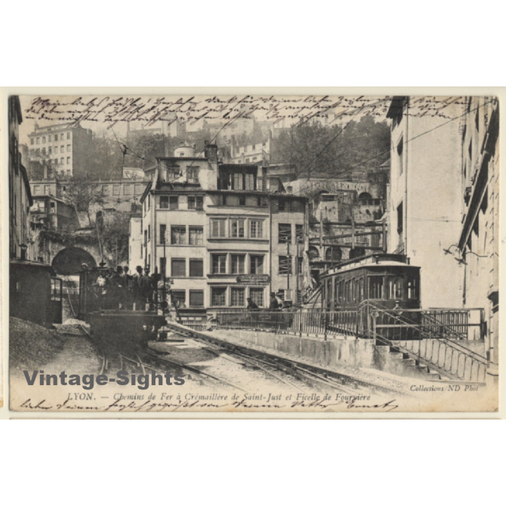 Lyon / France: Chemins De Fer Crémaillière St-Just (Vintage PC 1905)