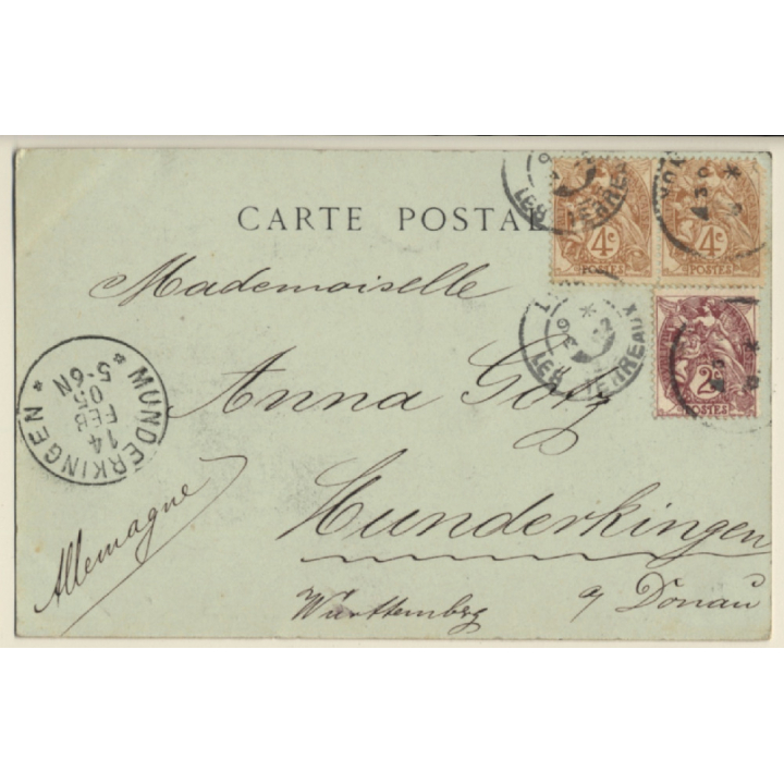 Lyon / France: Chemins De Fer Crémaillière St-Just (Vintage PC 1905)