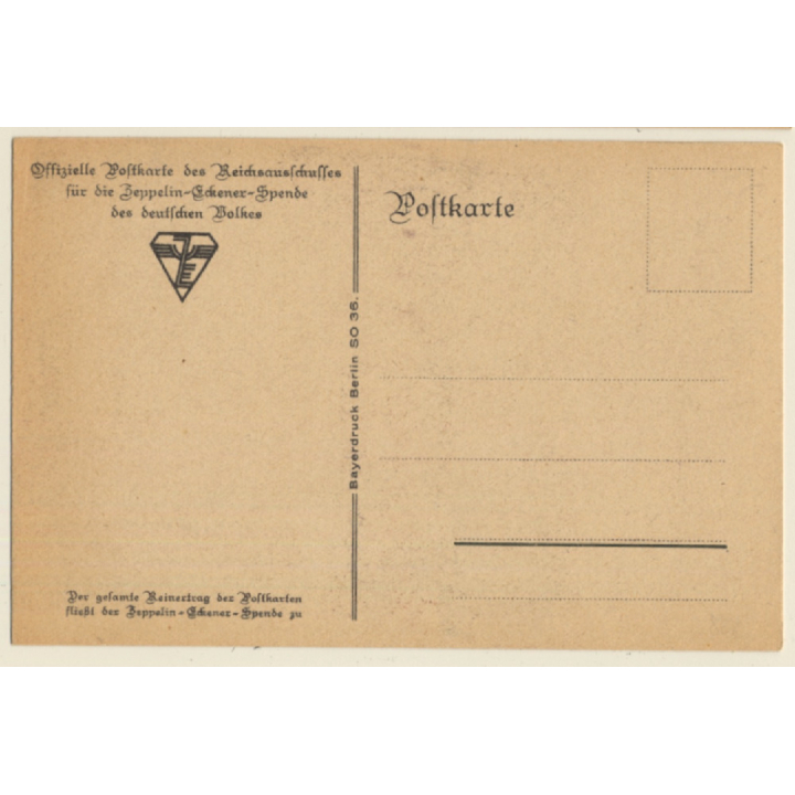 Otto Amtsberg: Ein Deutscher Zeppelin (Vintage Artist PC 1920s)