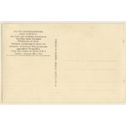 Berlin: Elite Rundfahrten - Cabrio Tour Bus (Vintage RPPC ~1920s)