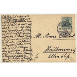 Germany: Gruss Aus Königsfeld / Sägemühle (Vintage PC 1908)