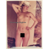 Natural Nude With Funny Hat / Hairy Armpits (Vintage Photo ~1980s)