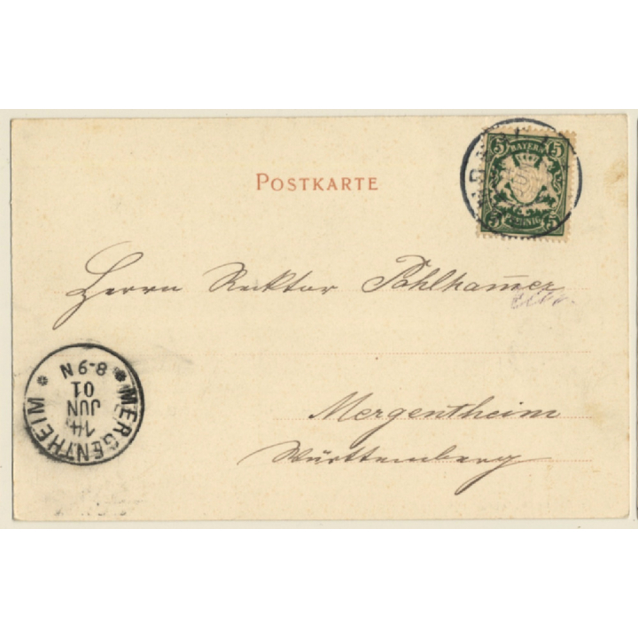 Bamberg / Germany: Concordia (Vintage PC Trenkler 1901)