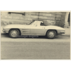Tour De France 1964: Chevrolet Corvette Cabrio - Side View (Vintage Photo)