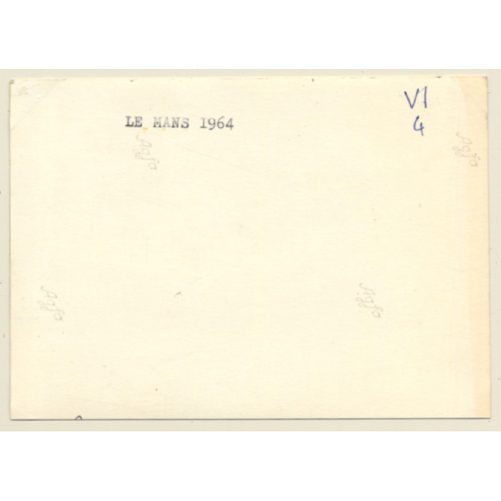 Le Mans 1964: Renault Alpine 108 / Rear View (Vintage Photo)