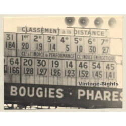 Le Mans 1964: 'Classement À La Distance' Display (Vintage Photo)