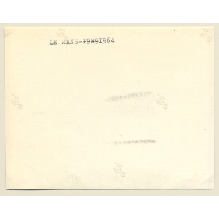 Le Mans 1964: 'Classement À La Distance' Display (Vintage Photo)