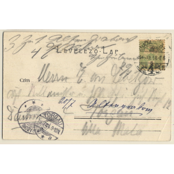 Budapest / Hungary: Kerepescherstrasse / Kerepesi ut. (Vintage PC 1904)