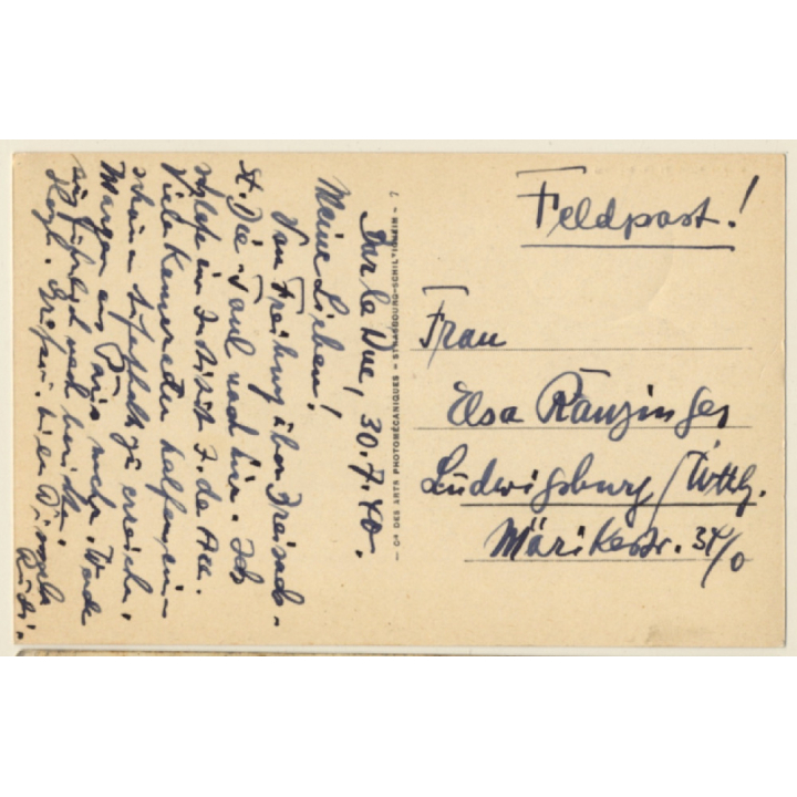 Bar-Le-Duc / France: Place Reggio Et La Ville Haute (Vintage PC 1940)