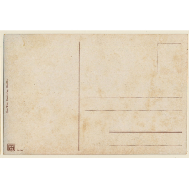 Der Schneider Von Ulm Wagte Den 1. Flug / Zeppelin (Vintage PC 1910s)