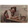 Max Kuglmayr: Mensch Ärger Dich Nicht / Beer Mug (Vintage PC 1918)