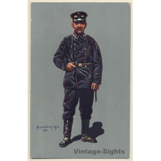 Lüschwitz-Koreffski: Unteroffizier Kraftfahr Bat. 1914-1915 (Vintage PC 1910s)