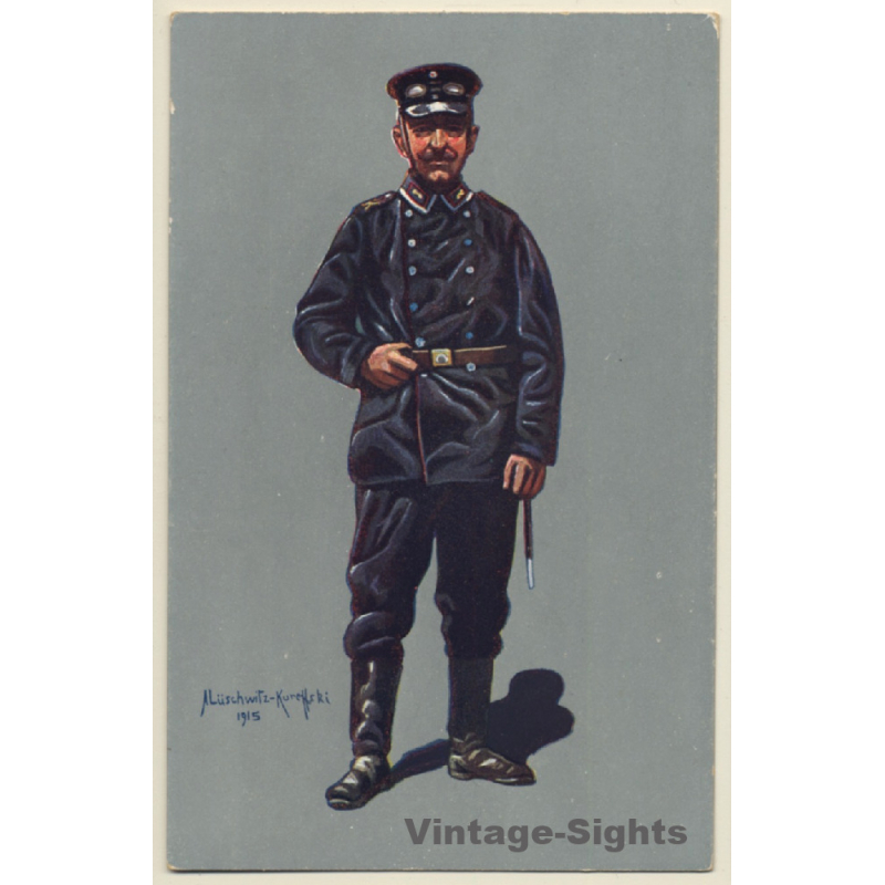 Lüschwitz-Koreffski: Unteroffizier Kraftfahr Bat. 1914-1915 (Vintage PC 1910s)