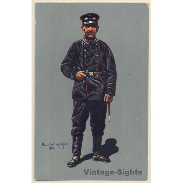 Lüschwitz-Koreffski: Unteroffizier Kraftfahr Bat. 1914-1915 (Vintage PC 1910s)