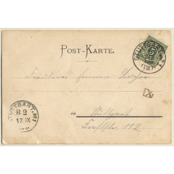 O. Kubel: Artistic Swimming Formation / Springboard (Vintage PC 1900)