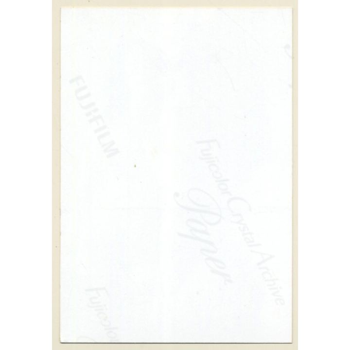 Erotic Nude Study: Darkhaired Beauty Looks In Mirror (B/W Photo ~2000s)