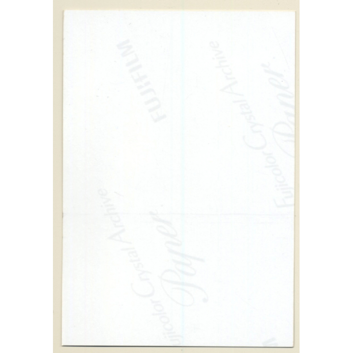 Erotic Nude Study: Pensive Busty Female Standing (B/W Photo ~2000s)