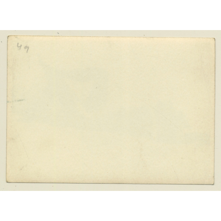 Nude Blonde Sunbathing On Beach (Vintage Photo ~1940s/1950s)