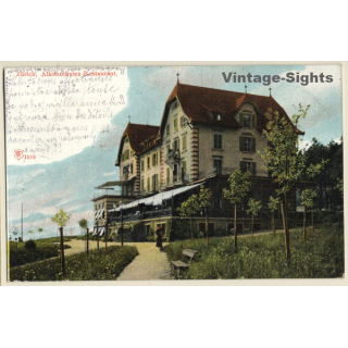 Zürich: Alkoholfreies Restaurant - Zürichberg (Vintage PC 1904)