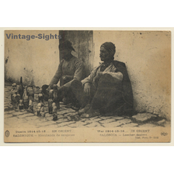 Thessaloniki: Leeches Dealers / War 1914-16 In Orient (Vintage PC 1917)