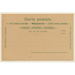 Schweiz: Niklaus Wengi 1532 / Solothurn (Vintage Litho PC 1890s)