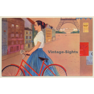 Marie Zamparelli: TWA Jet Stream - Paris / Aviation (Vintage PC 1960s)