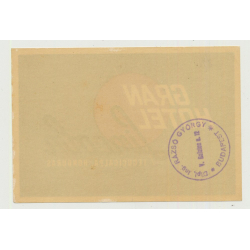 Gran Hotel Lincoln - Tegucgalpa / Honduras (Vintage Luggage Label)