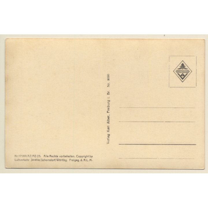 Friedrichshafen / Germany: Hafenpartie - Graf Zeppelin (Vintage RPPC ~1930s)